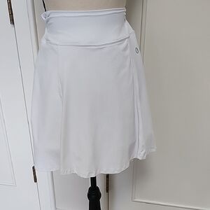Chic White Skater Skort Donajo